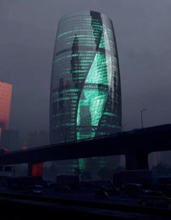 Design sketch of Lize SOHO building Design sketch of Lize SOHO building