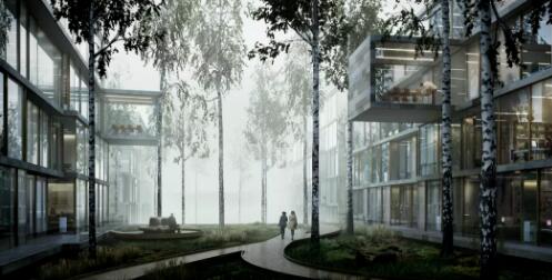 Visual effects of architectural design renderings Visual effects of architectural design renderings