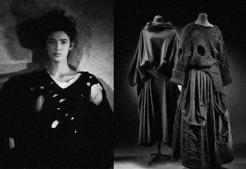 Fashion trend ragged elements Fashion trend ragged elements