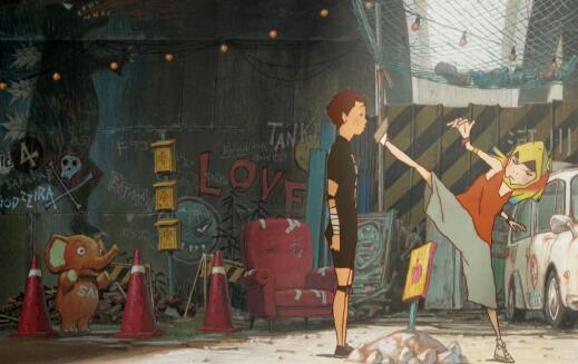 Japanese animation architecture scene Japanese animation architecture scene