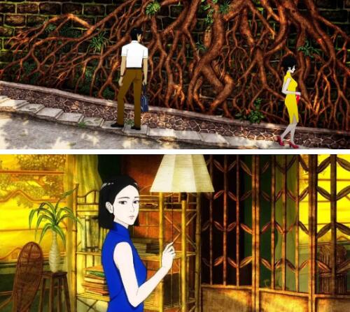 Artistic hand painting of chinese animation Artistic hand painting of chinese animation