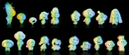 Manuscript of American animated characters Manuscript of American animated characters