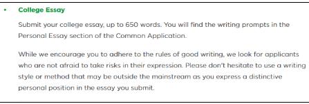 Essay requirements for RISD application Essay requirements for RISD application