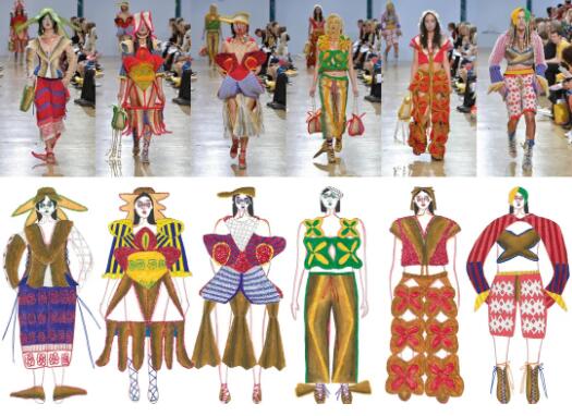 Foning Bao's fish skin fabric works Foning Bao's fish skin fabric works