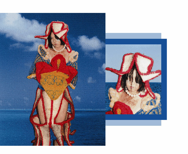 Foning Bao's fish skin fabric works Foning Bao's fish skin fabric works