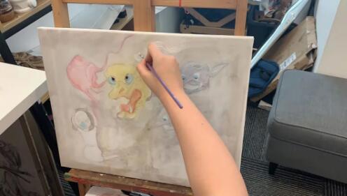 Pictures of illustration design and creation process for studying abroad Pictures of illustration design and creation process for studying abroad