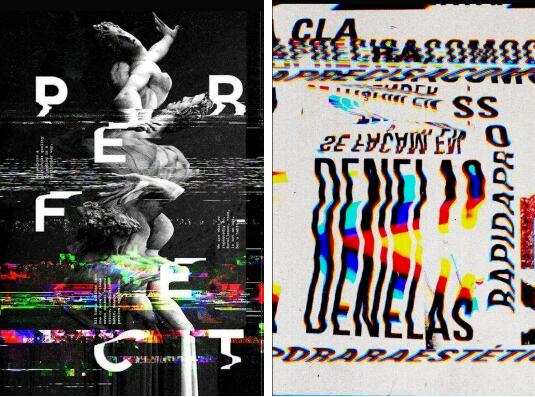 Graphic design with psychedelic effect Graphic design with psychedelic effect