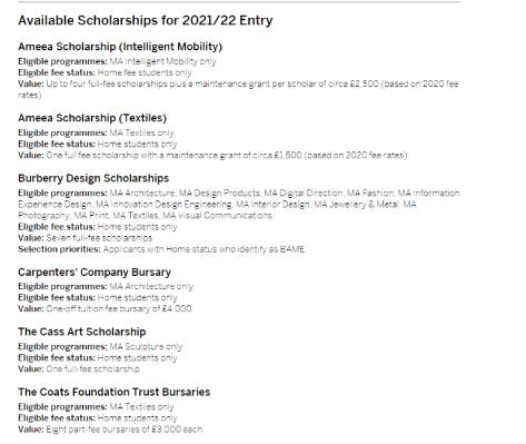 RCA Part 20-21 Scholarship Applicable RCA Part 20-21 Scholarship Applicable