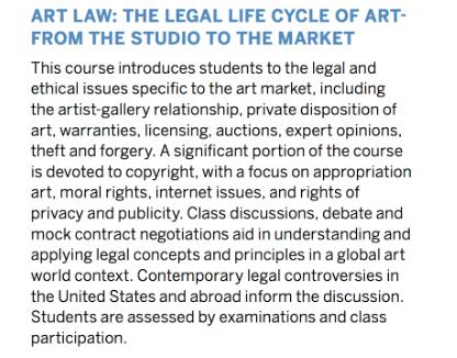 Sotheby's Art Business professional art and legal cycle Sotheby's Art Business professional art and legal cycle