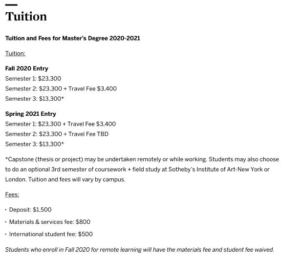 Sotheby's Art Business professional tuition Sotheby's Art Business professional tuition