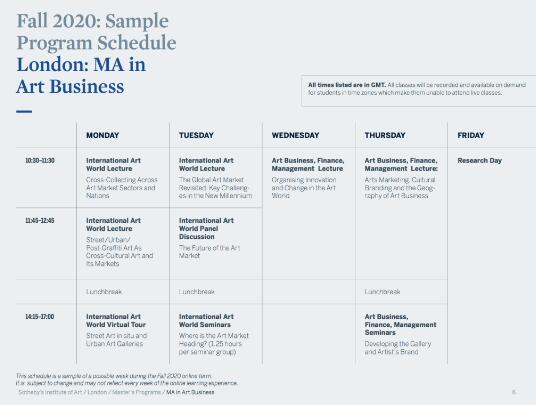 Professional Thesis of Art business in Sotheby's Town Campus Professional Thesis of Art business in Sotheby's Town Campus