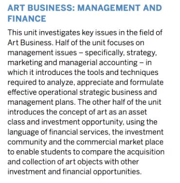 Professional management issues of Art business in Sotheby's Town Campus Professional management issues of Art business in Sotheby's Town Campus