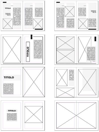 Layout of book design content Layout of book design content