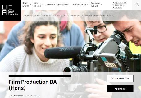 UCA film production professional website UCA film production professional website