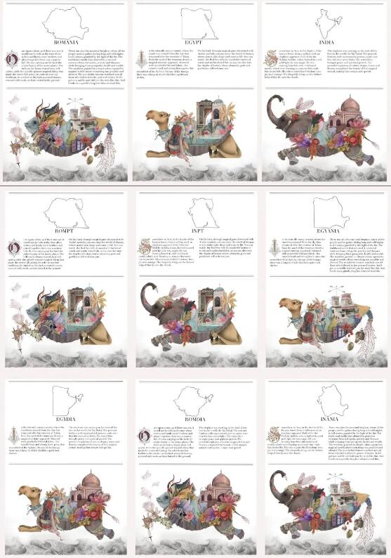 Illustrations and Visual Media Graduation Works Exhibition of London Media College Illustrations and Visual Media Graduation Works Exhibition of London Media College