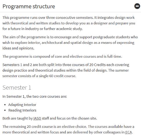 Edinburgh Master of Interior Design Edinburgh Master of Interior Design