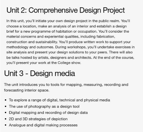 Professional Courses of Interior Design in Chelsea Professional Courses of Interior Design in Chelsea