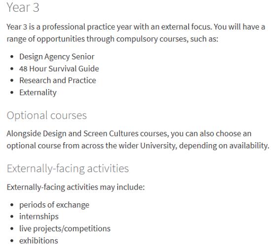 Graphic Design Course of Edinburgh University Graphic Design Course of Edinburgh University