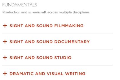 NYU Tisch's film major NYU Tisch's film major