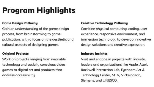 Parsons Learning Game Design Parsons Learning Game Design